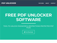 Tablet Screenshot of pdfunlockers.net